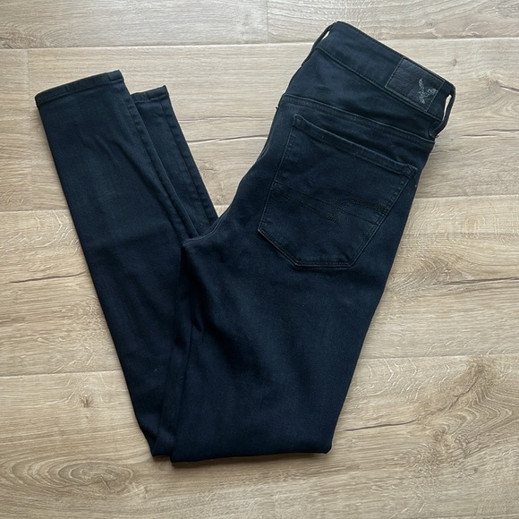 American Eagle Black Jean/Jeggings - Picture 5 of 5